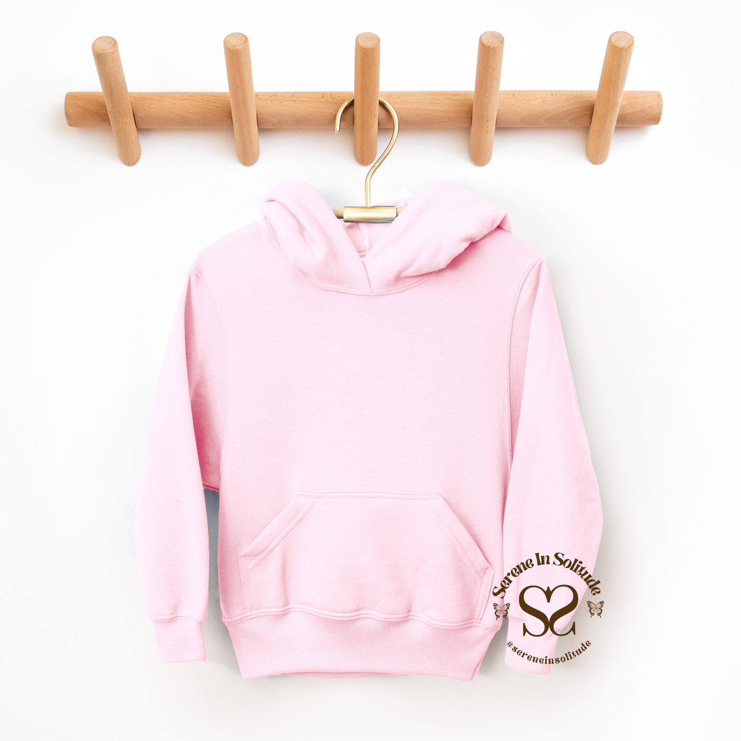 KIDS Embroidered Pink Spider Web Heart