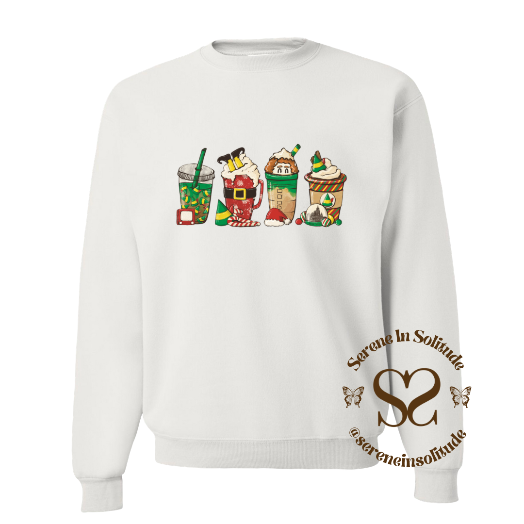 Buddy Coffee Elf Sweatshirt/Hood