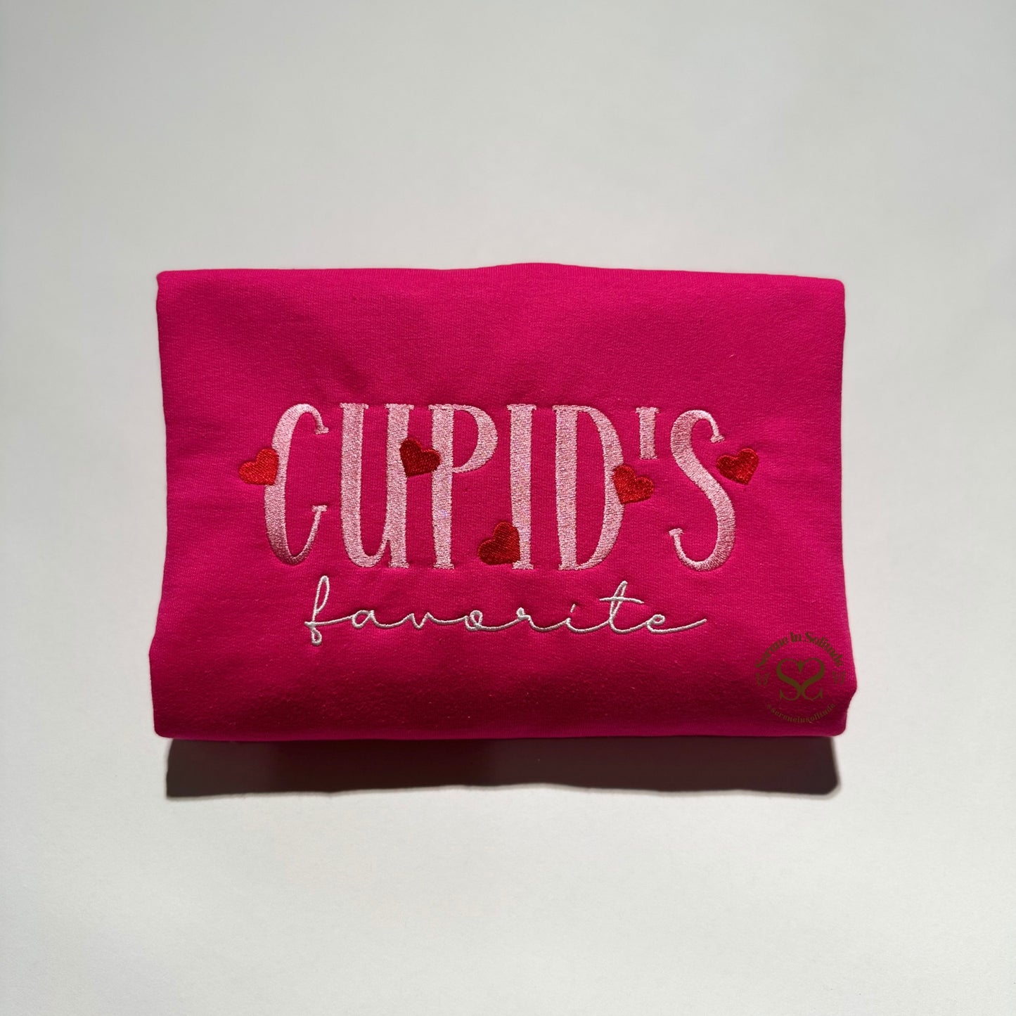 Embroidered Cupid's Favorite Sweatshirt
