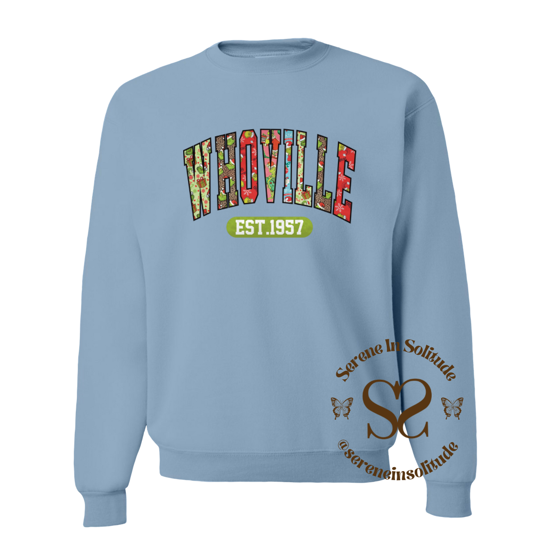 Whoville Est. 1957 Sweatshirt/Hood