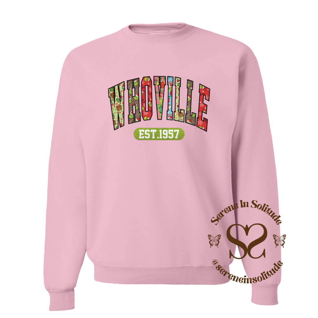 Whoville Est. 1957 Sweatshirt/Hood
