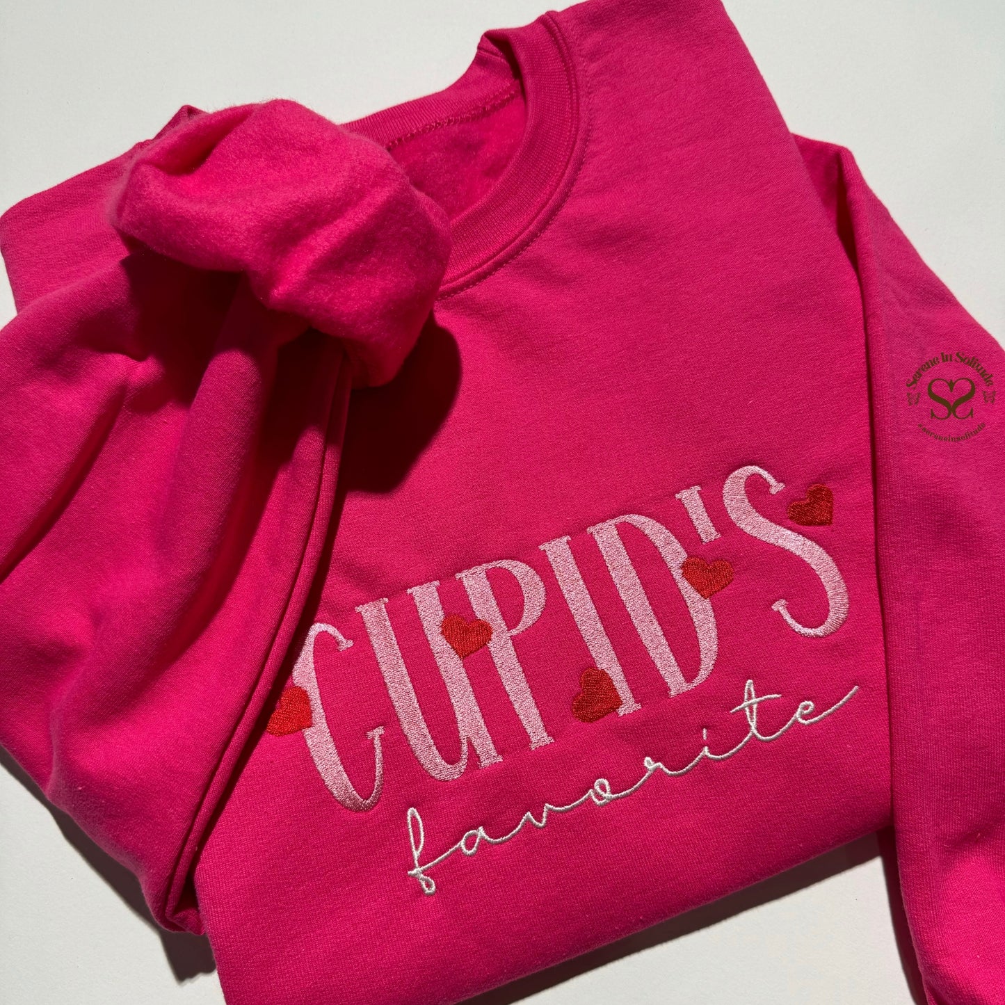 Embroidered Cupid's Favorite Sweatshirt