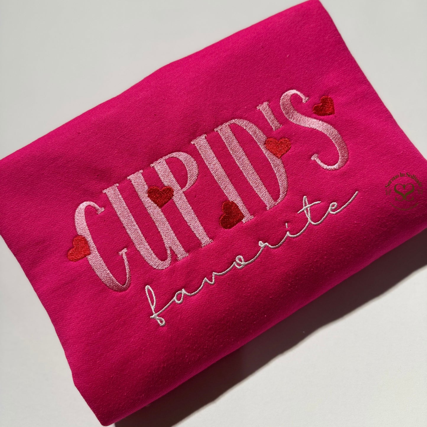 Embroidered Cupid's Favorite Sweatshirt