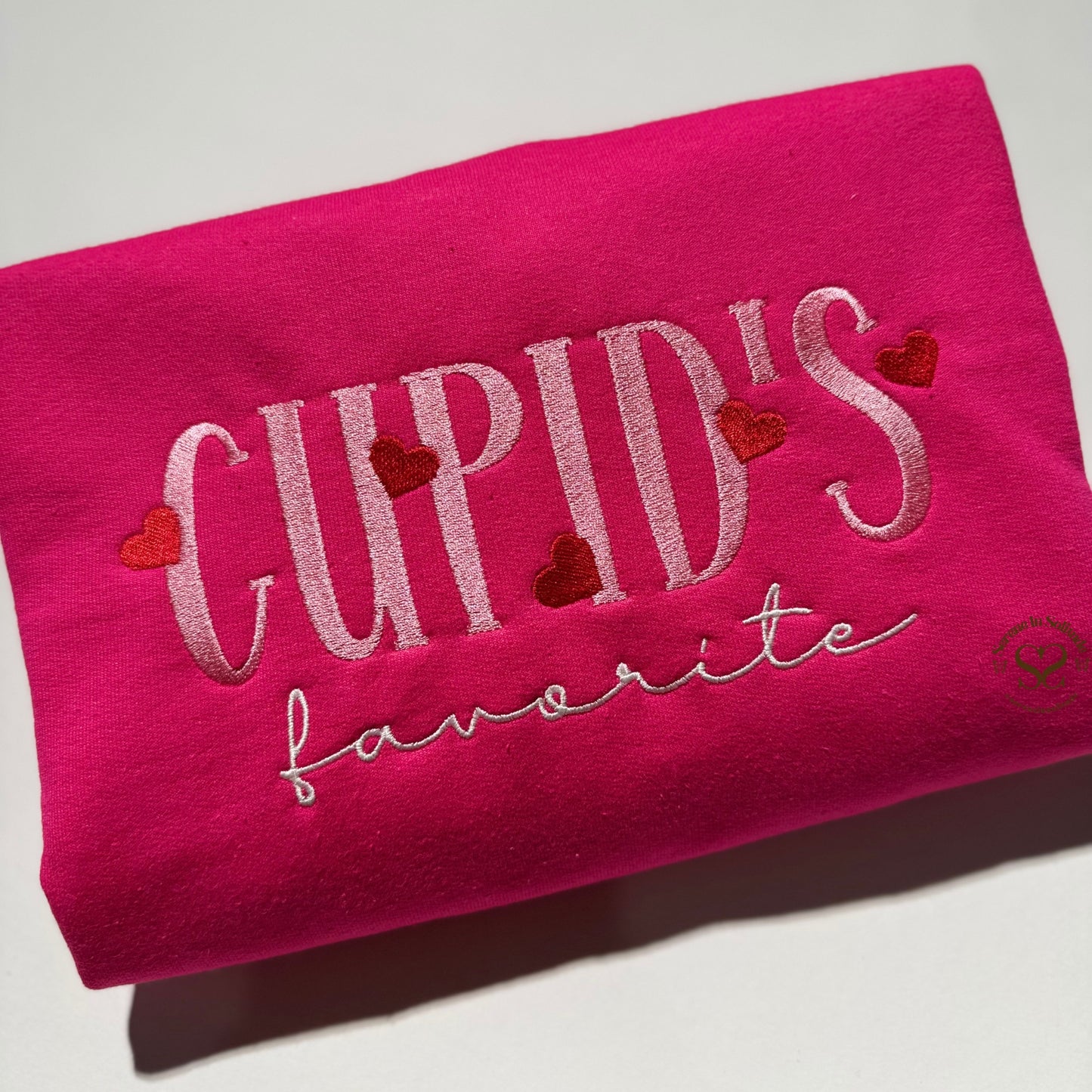 Embroidered Cupid's Favorite Sweatshirt