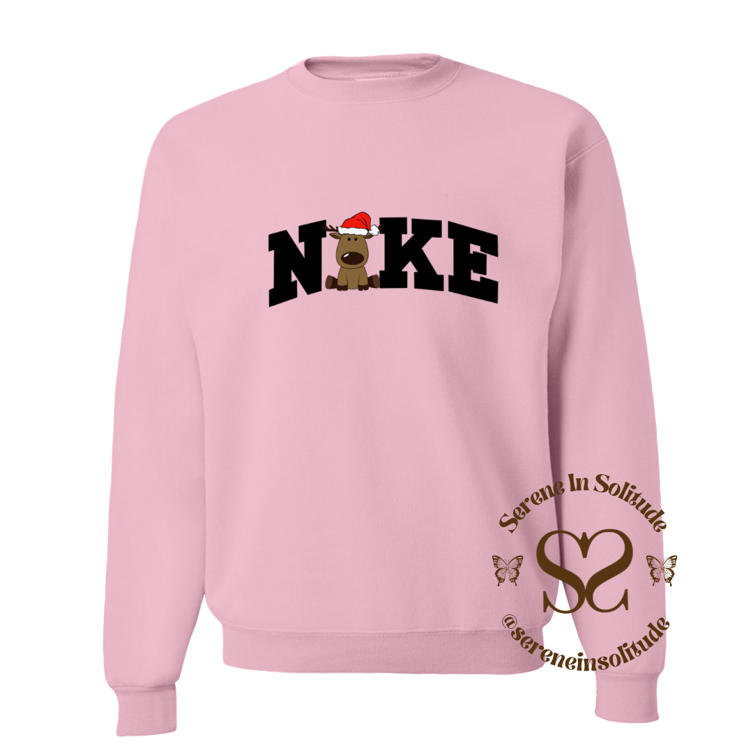 Christmas Deer Sweatshirt/Hood