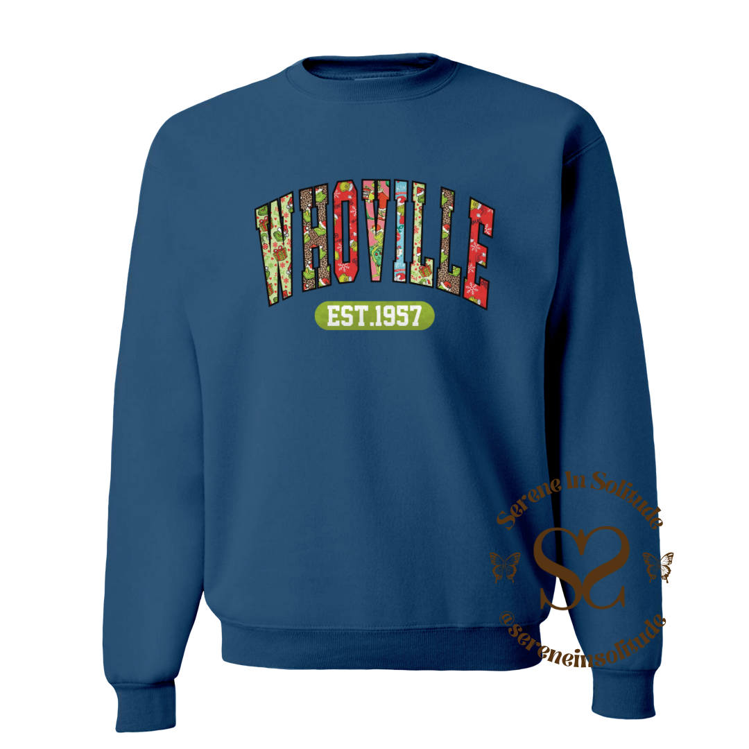 Whoville Est. 1957 Sweatshirt/Hood