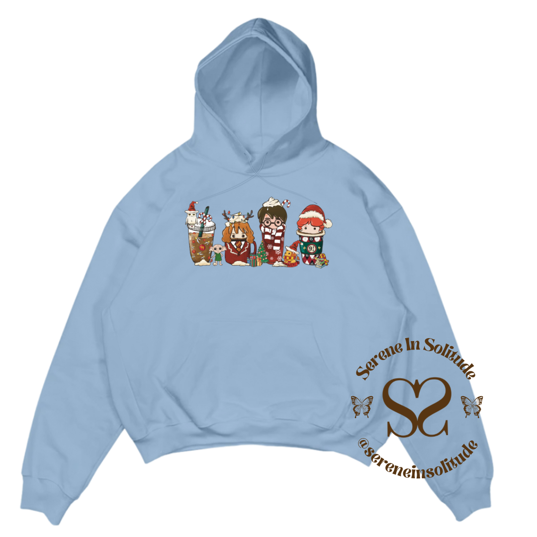 Christmas Potter Coffee Sweatshirt/Hood