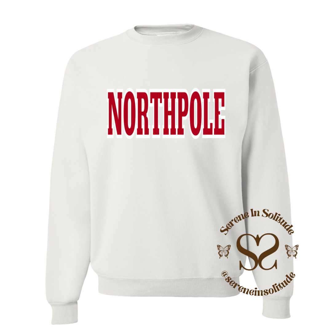 North Pole Sweatshirt/Hood