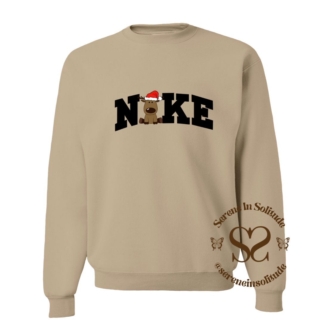 Christmas Deer Sweatshirt/Hood