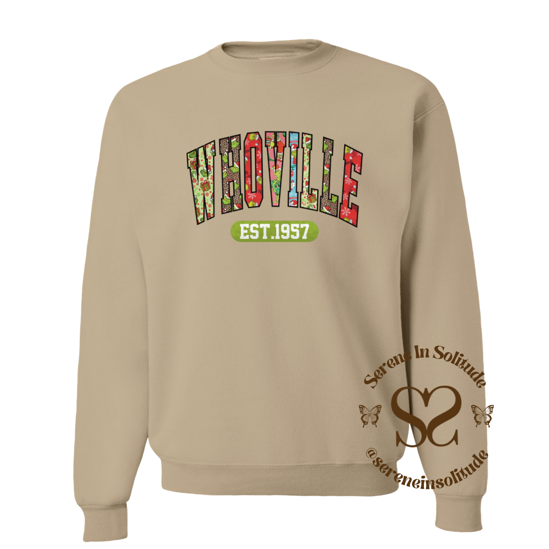 Whoville Est. 1957 Sweatshirt/Hood