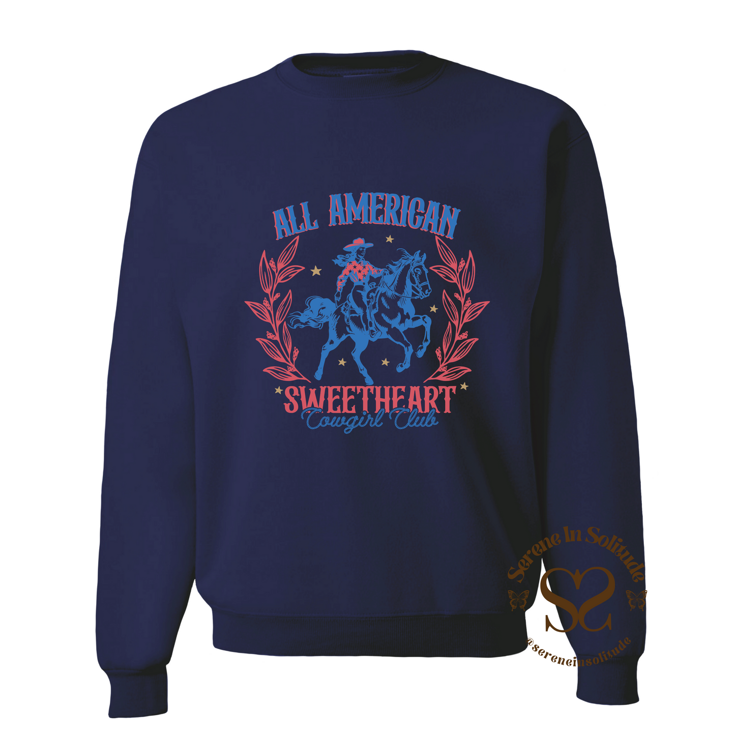 All American Sweetheart Cowgirl Club Sweatshirt