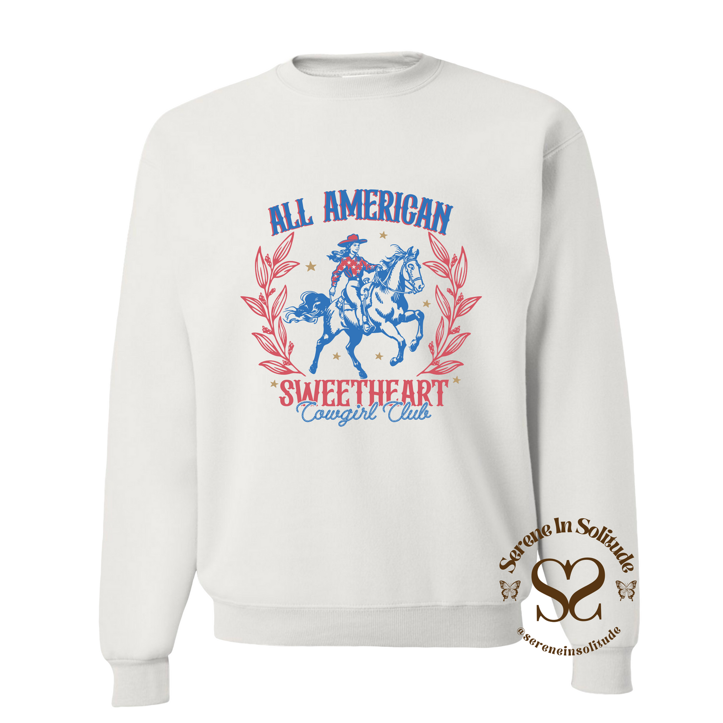 All American Sweetheart Cowgirl Club Sweatshirt