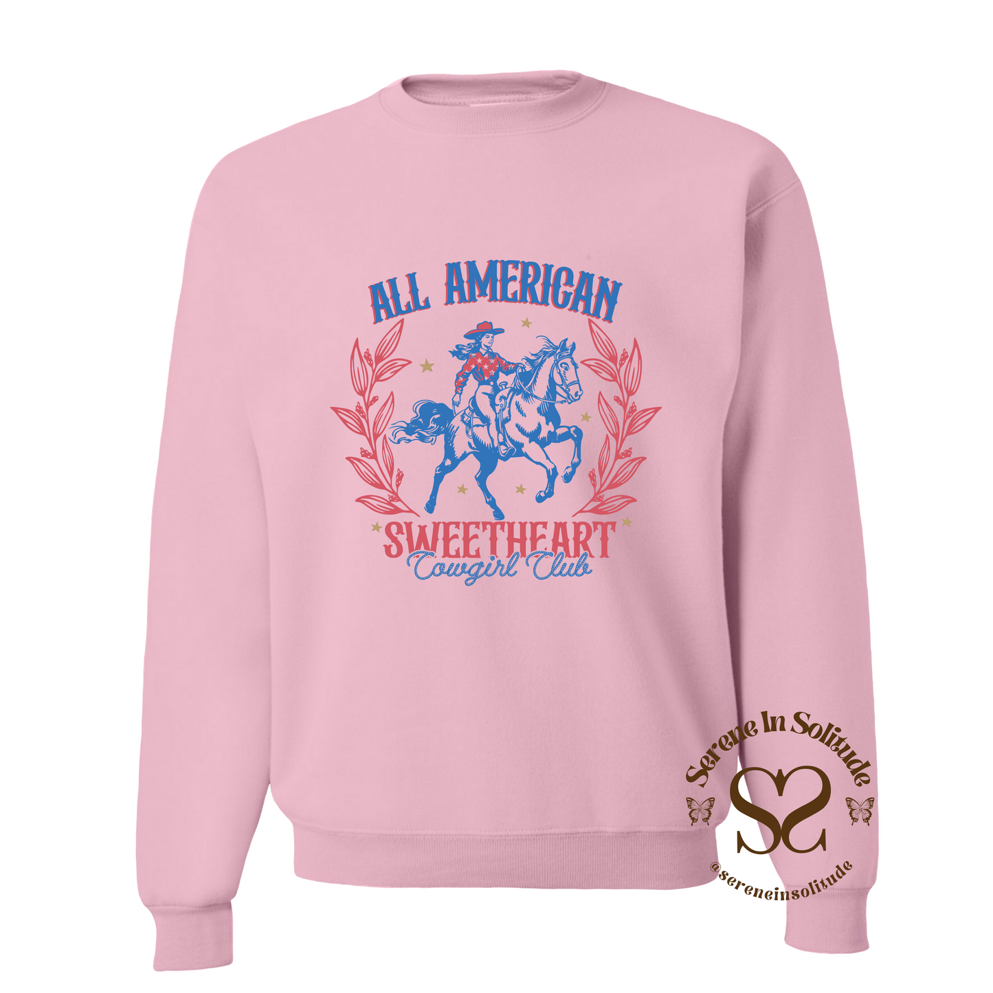 All American Sweetheart Cowgirl Club Sweatshirt