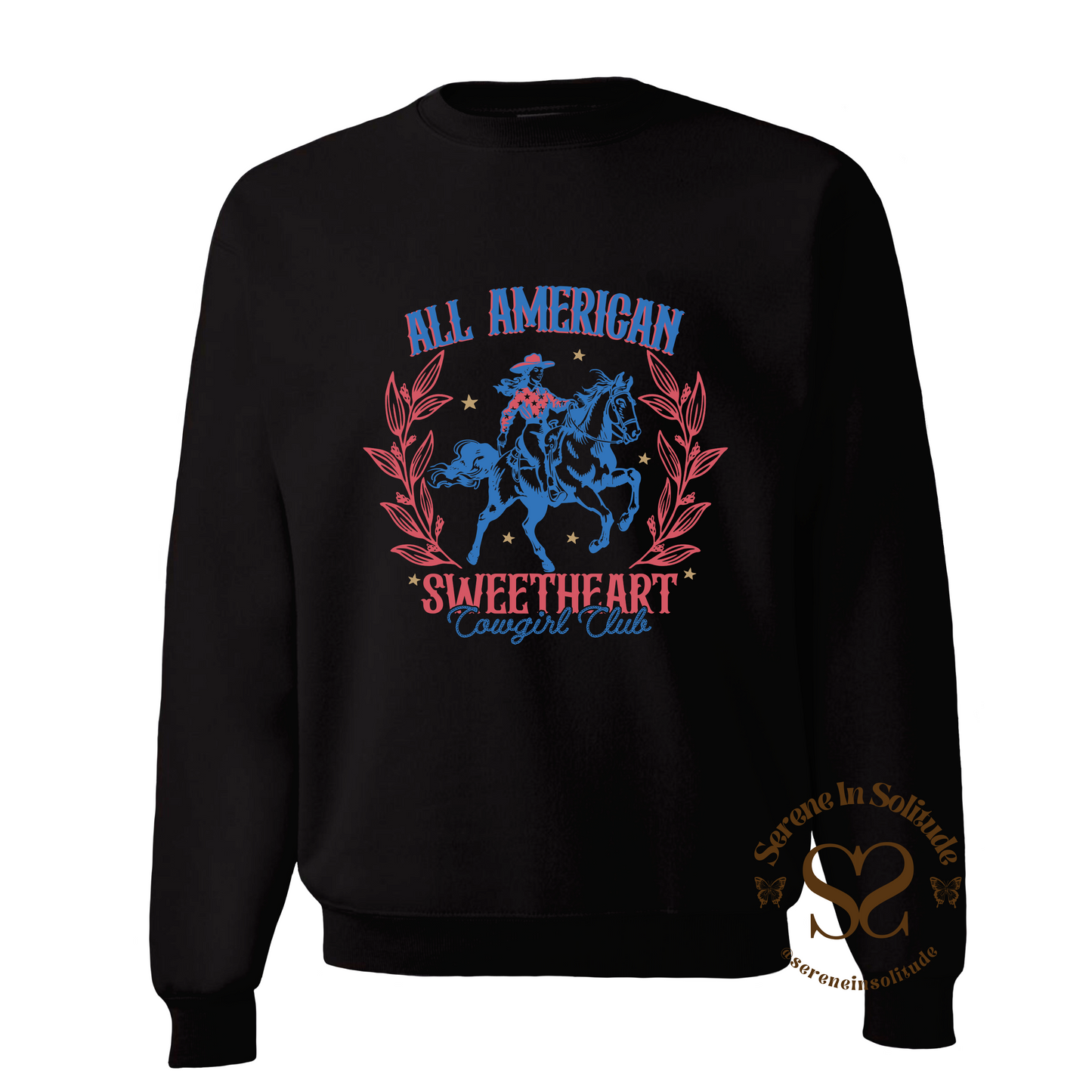 All American Sweetheart Cowgirl Club Sweatshirt