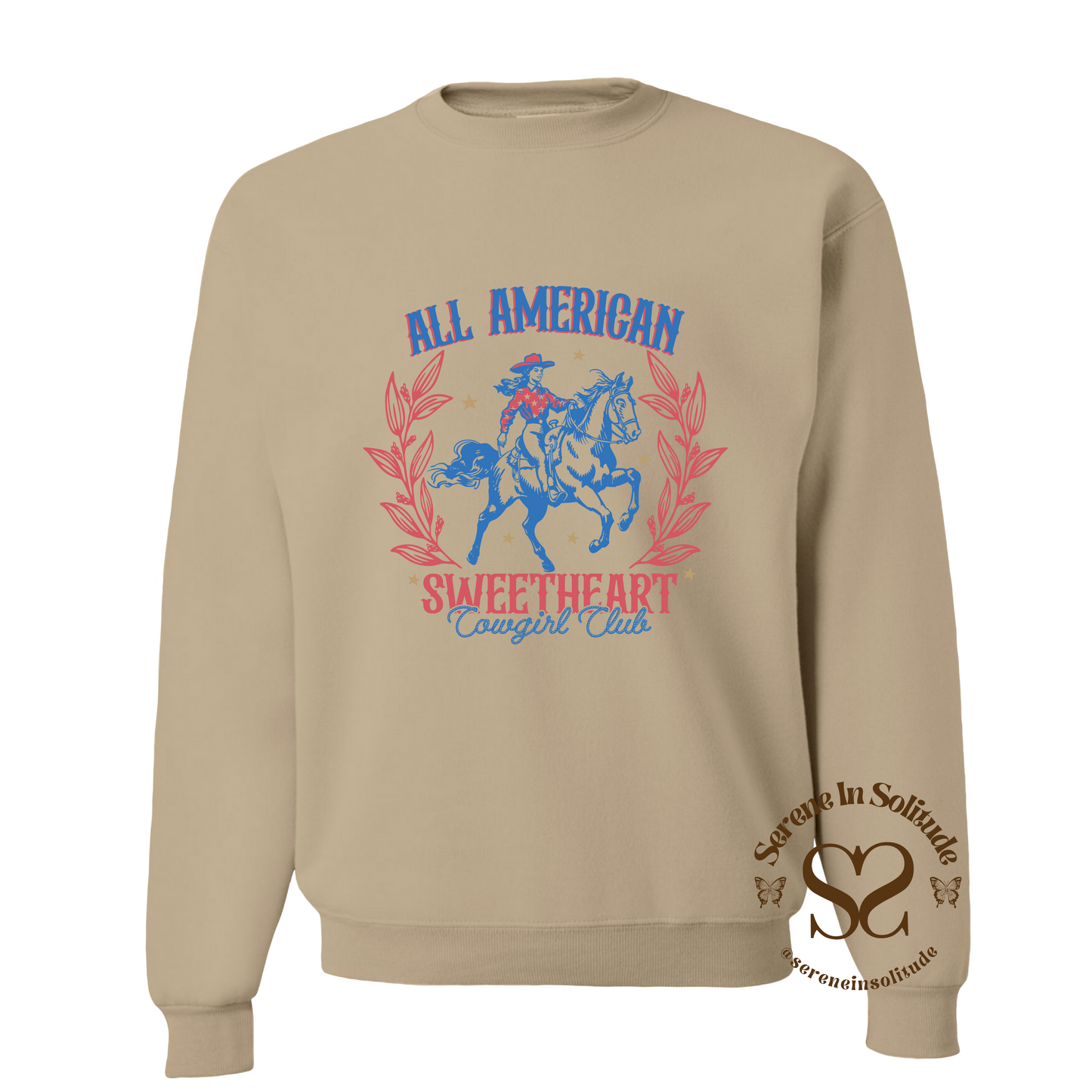 All American Sweetheart Cowgirl Club Sweatshirt