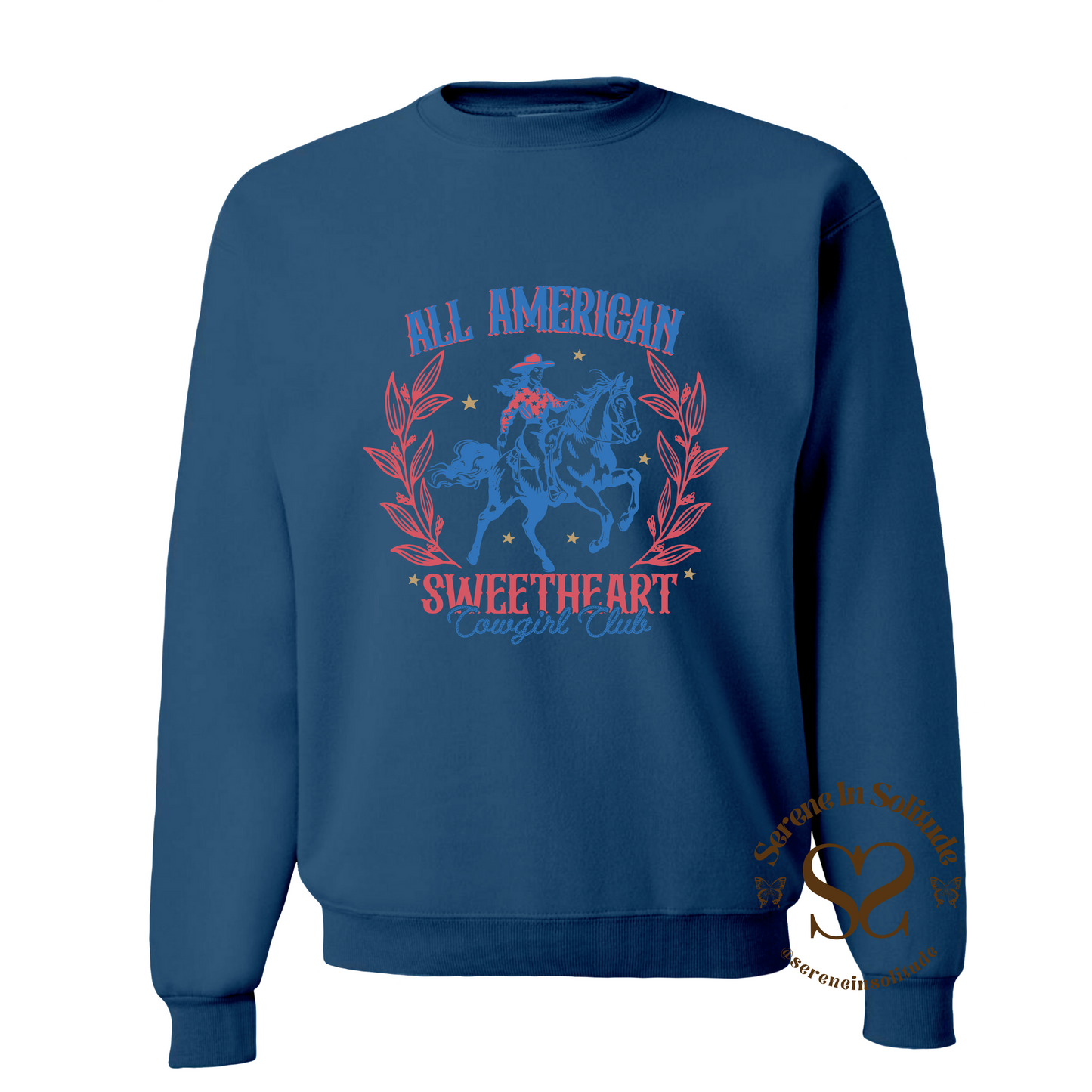 All American Sweetheart Cowgirl Club Sweatshirt