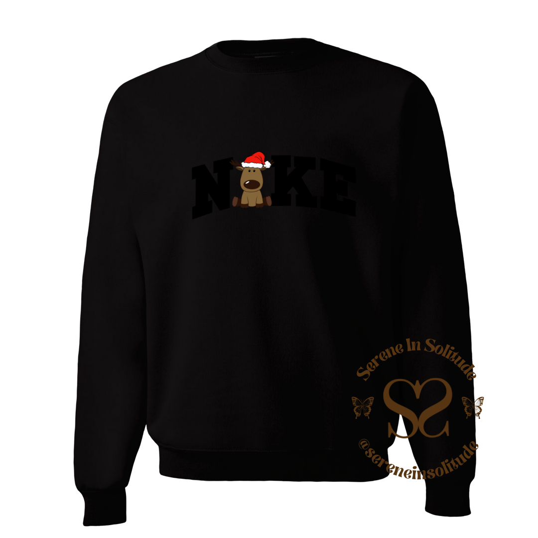 Christmas Deer Sweatshirt/Hood