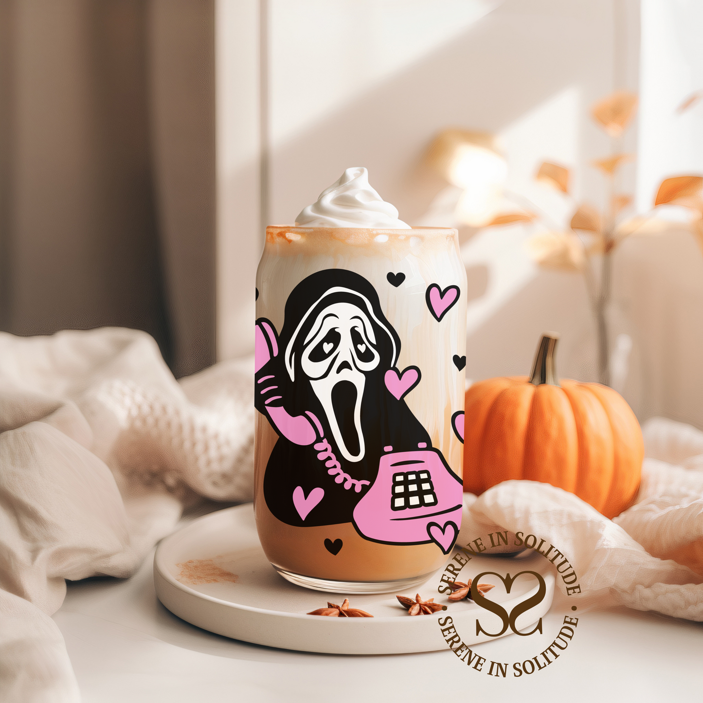 Scream Glass Cup 16 Oz
