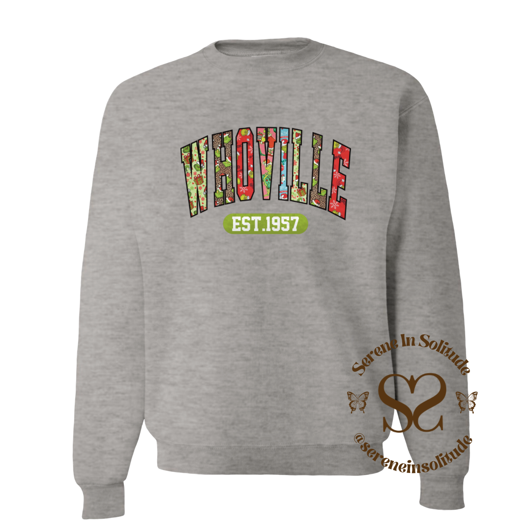 Whoville Est. 1957 Sweatshirt/Hood