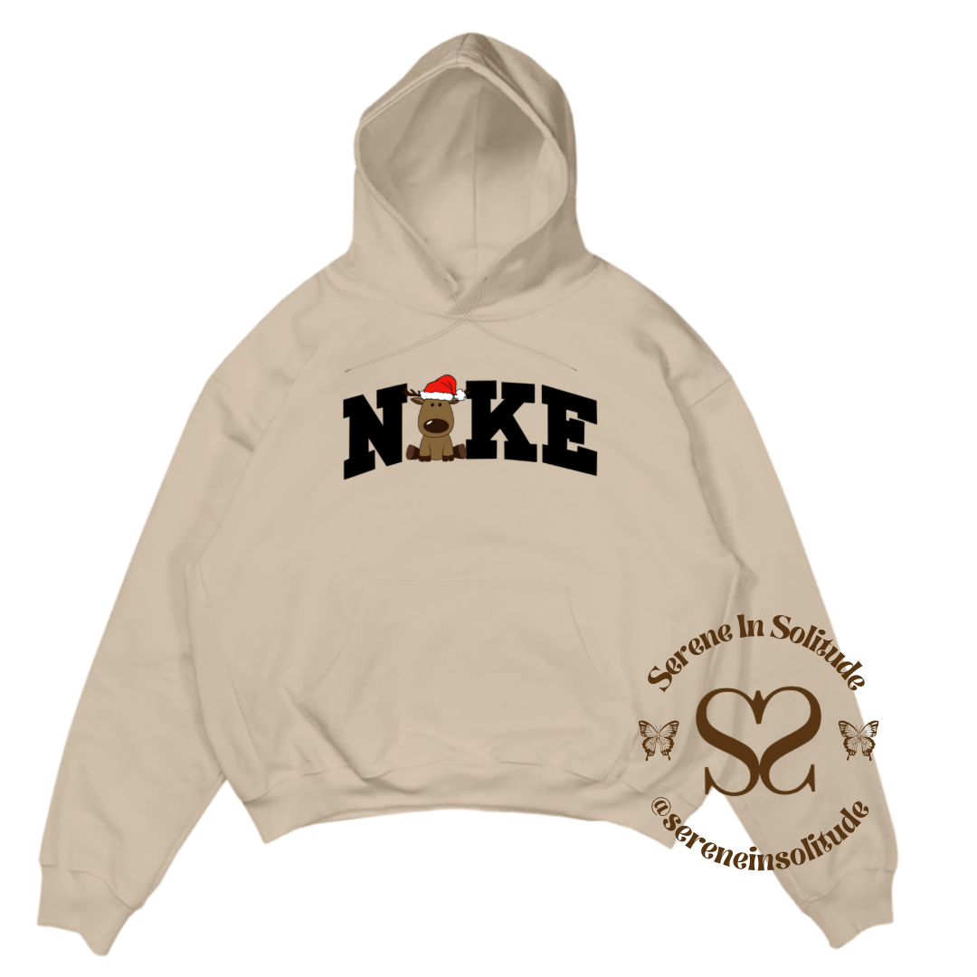 Christmas Deer Sweatshirt/Hood