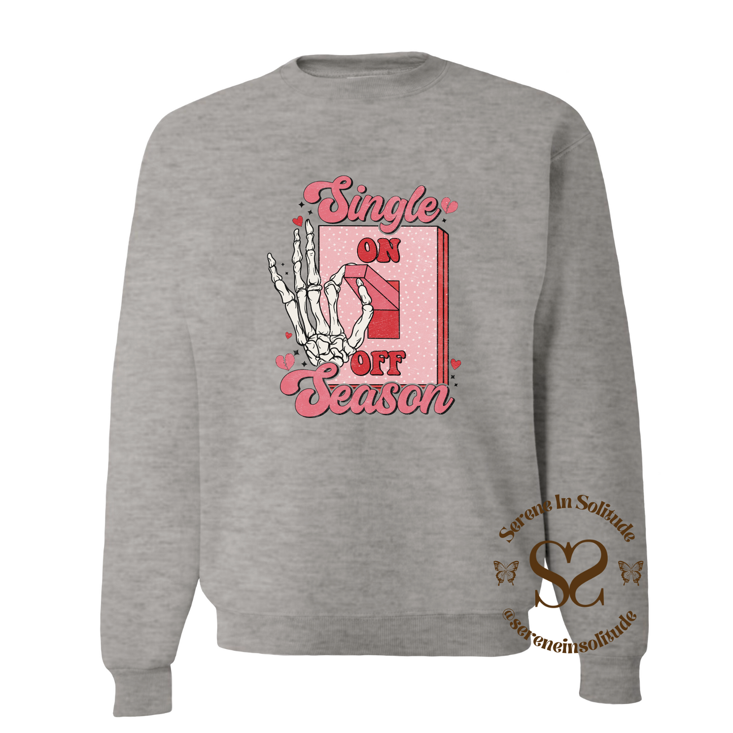 Retro Single Season On Sweatshirt