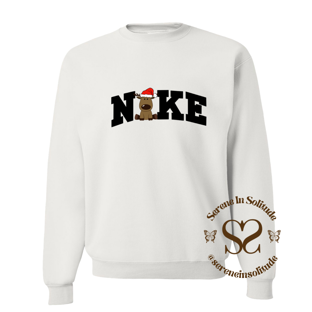 Christmas Deer Sweatshirt/Hood