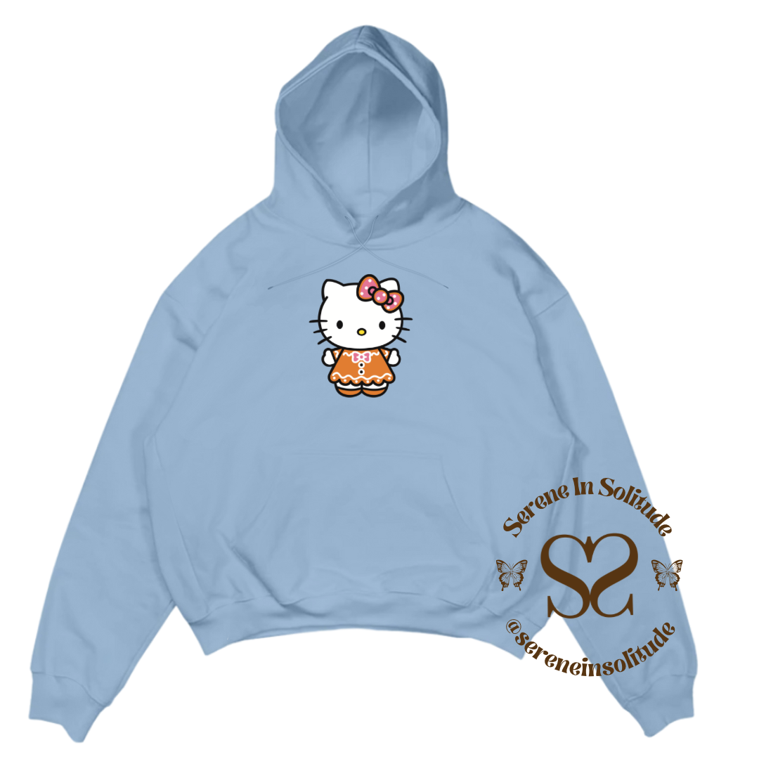 Gingerbread Kitty Sweatshirt/Hood