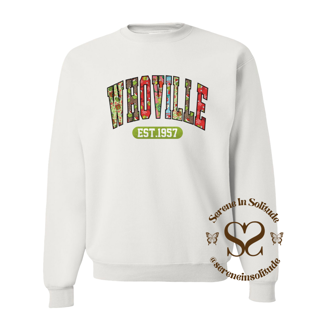 Whoville Est. 1957 Sweatshirt/Hood