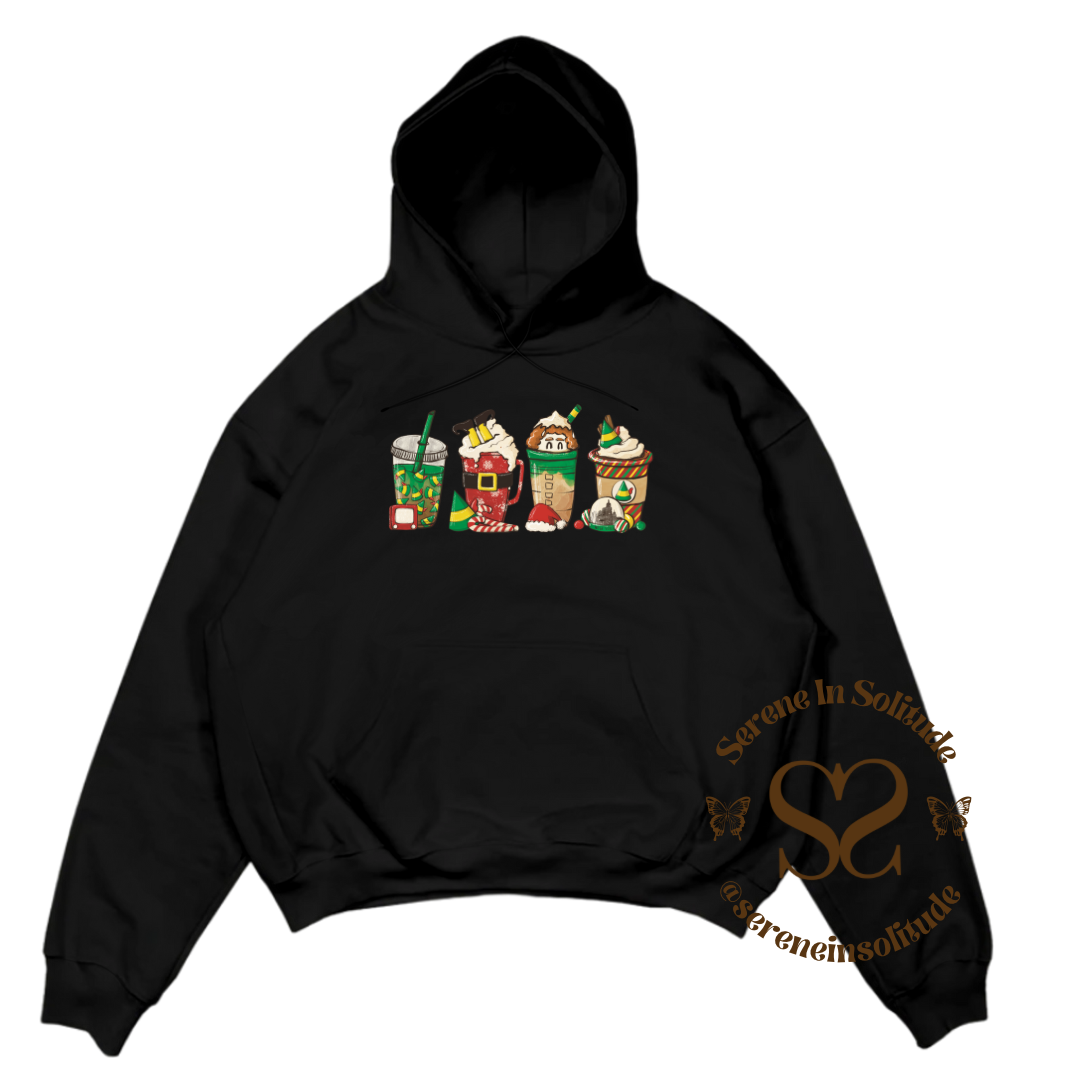 Buddy Coffee Elf Sweatshirt/Hood