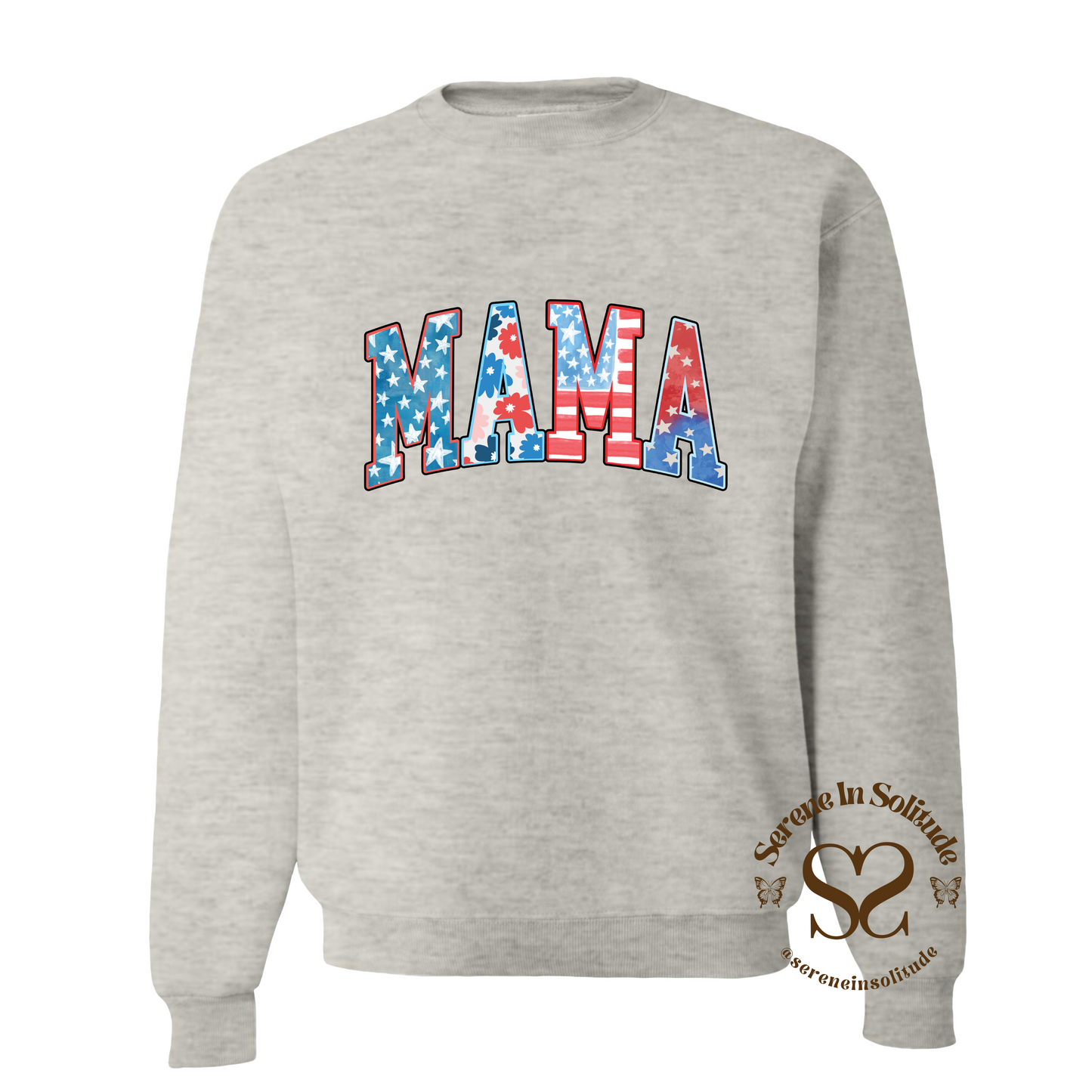 Patriotic Mama Crewneck