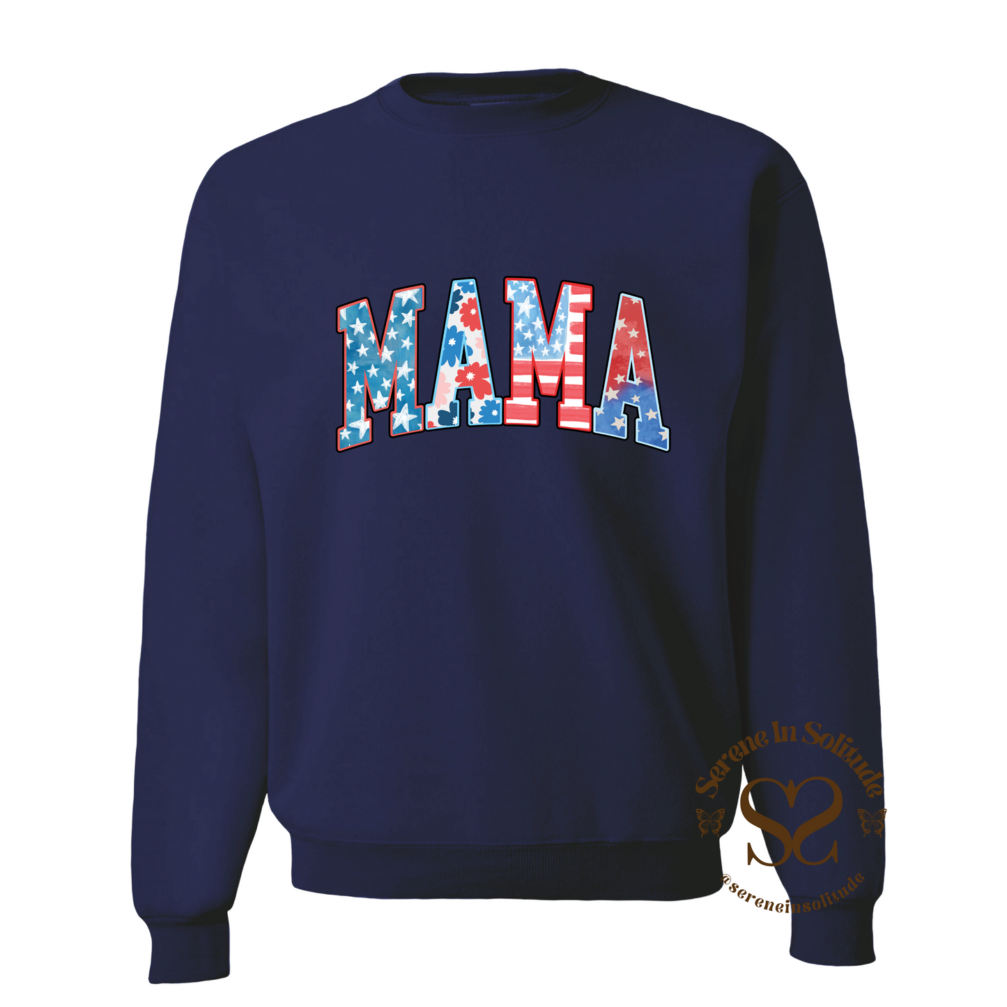 Patriotic Mama Crewneck