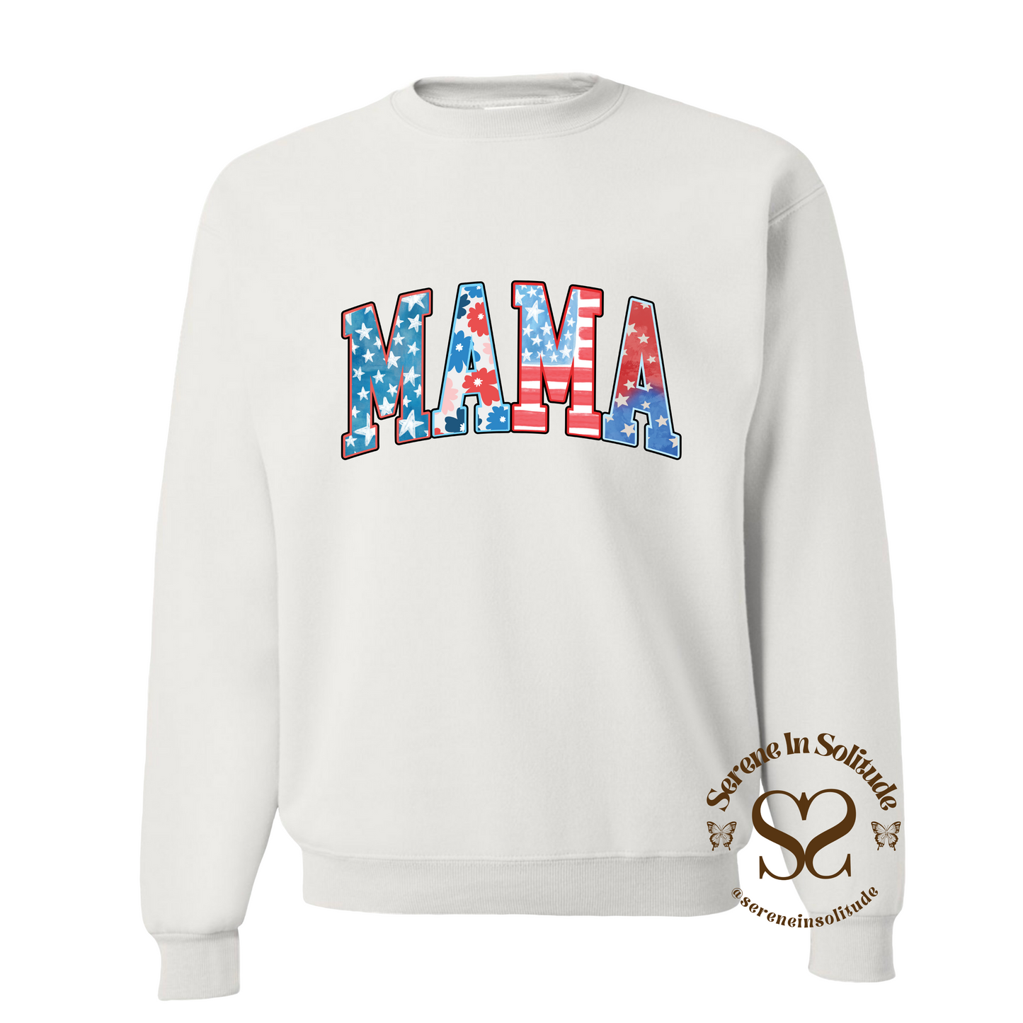 Patriotic Mama Crewneck