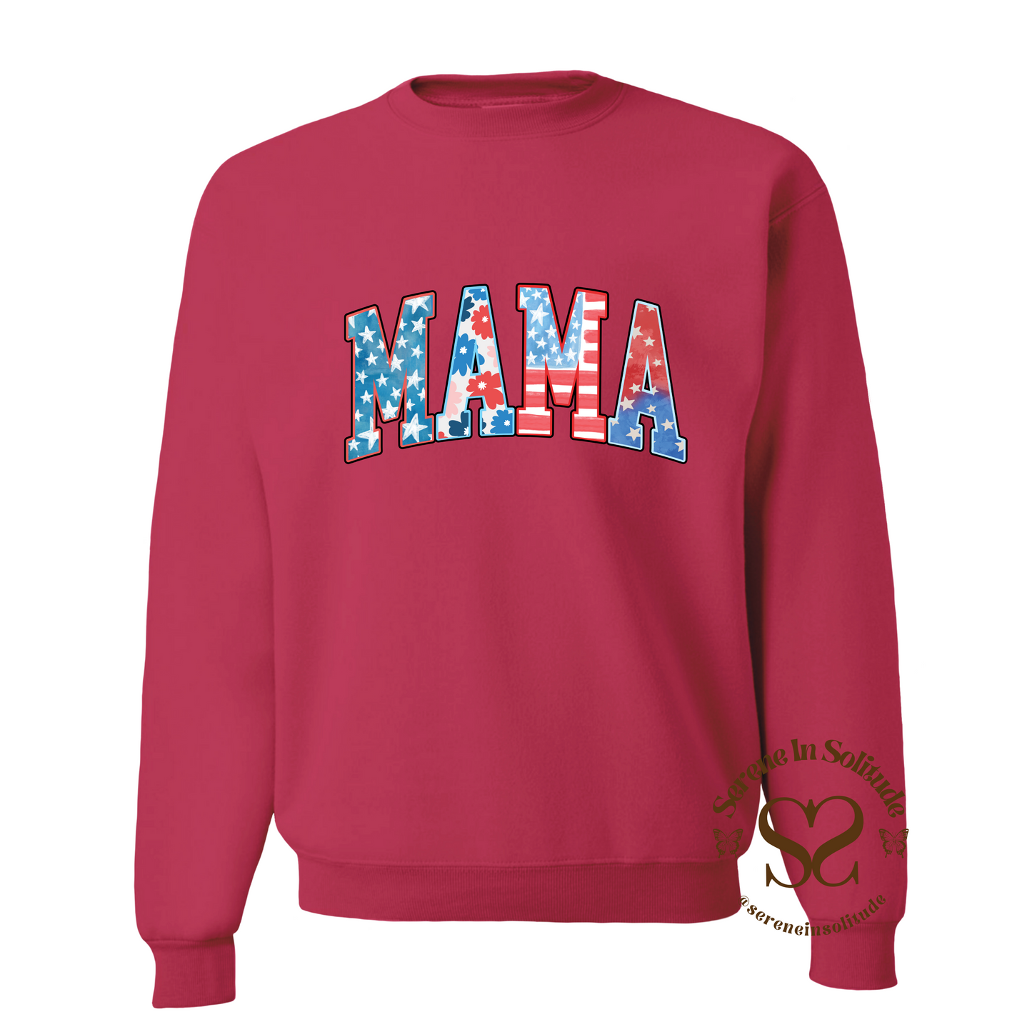 Patriotic Mama Crewneck