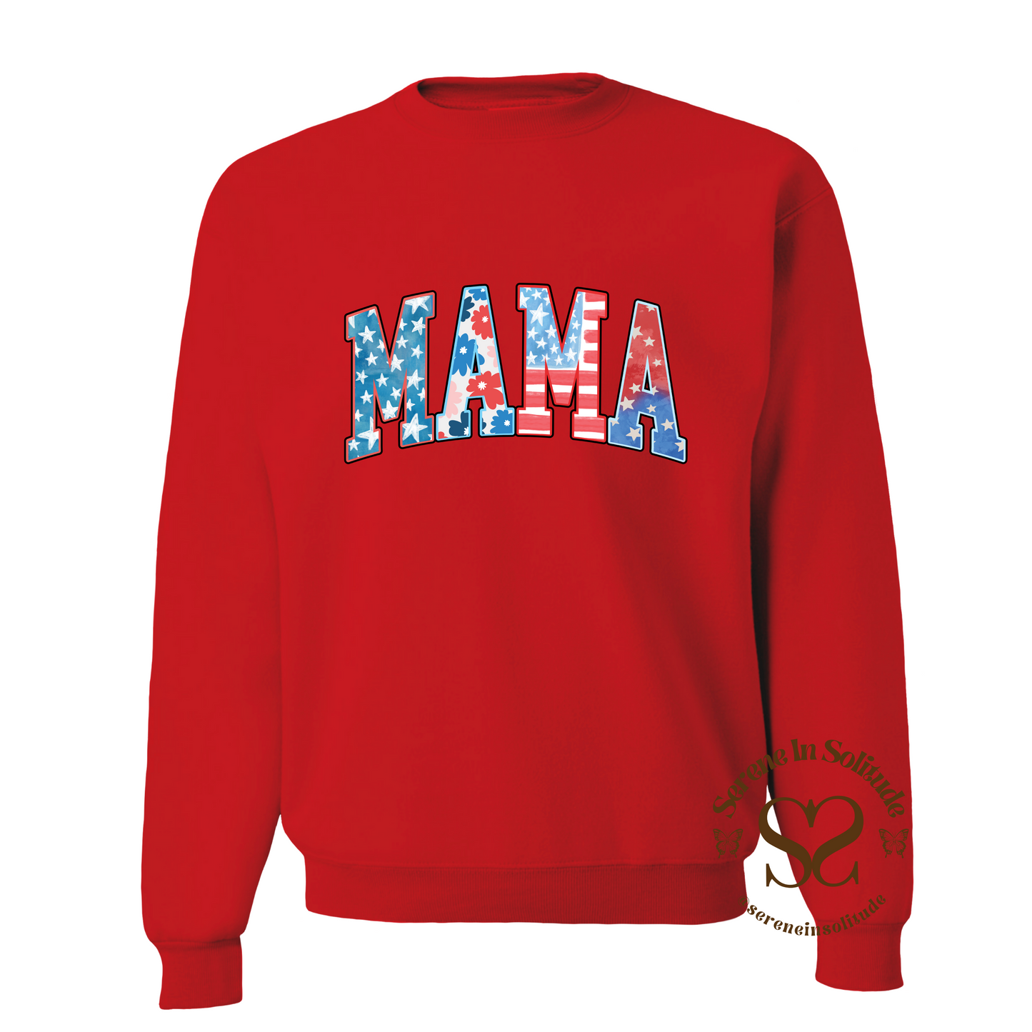 Patriotic Mama Crewneck