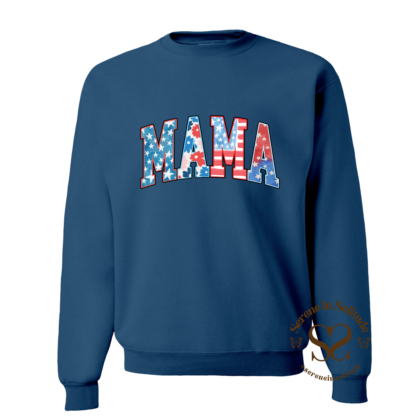 Patriotic Mama Crewneck