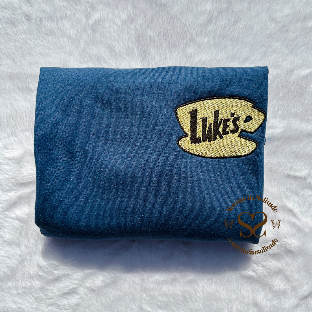 Luke's Coffee Embroidered Sweatshirt