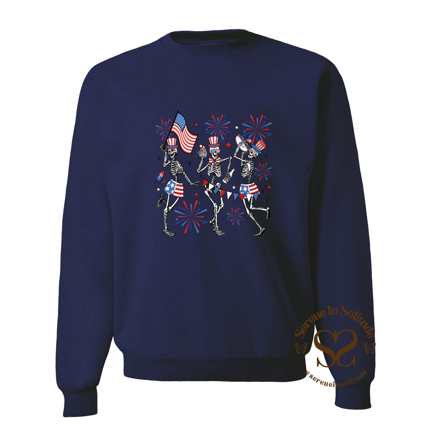 Patriotic Dancing Skeley Sweatshirt