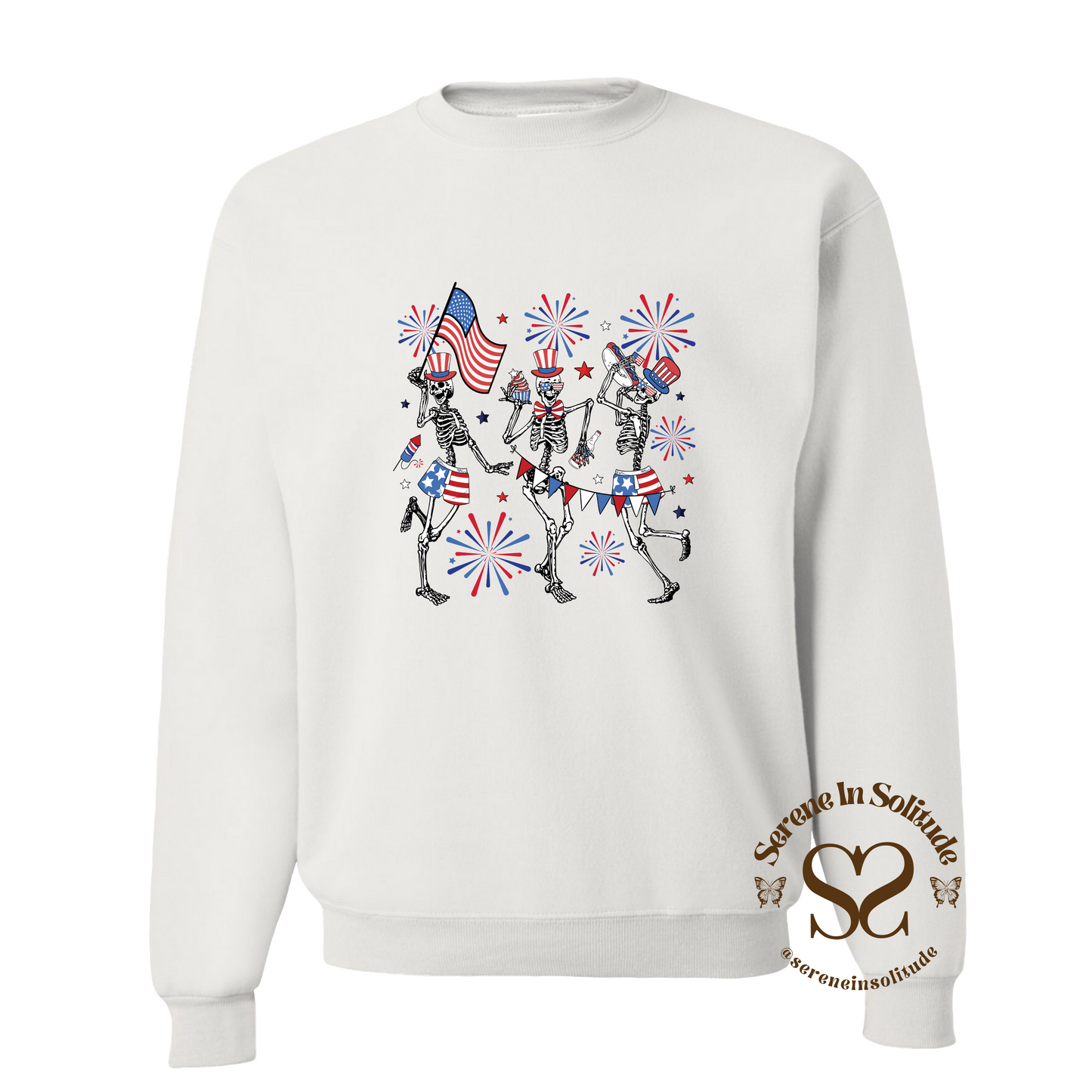 Patriotic Dancing Skeley Sweatshirt