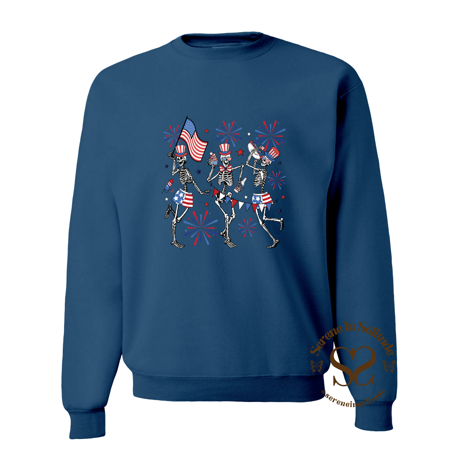 Patriotic Dancing Skeley Sweatshirt