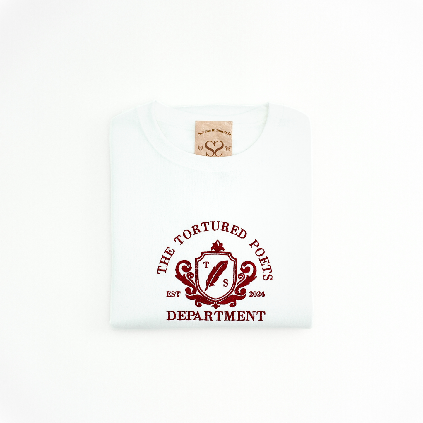 Embroidered Poets Department Sweatshirt/Hood