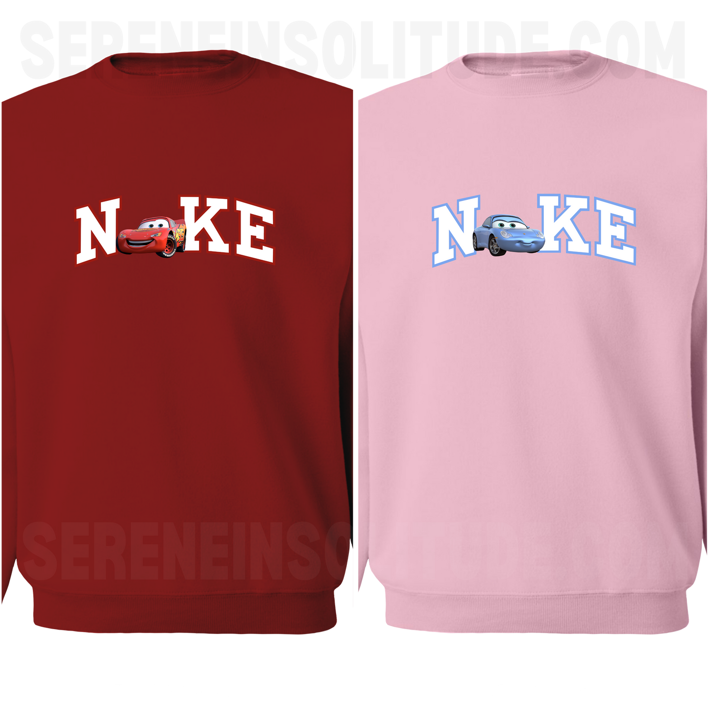 Cars lightning & Sally Matching Sweatshirts