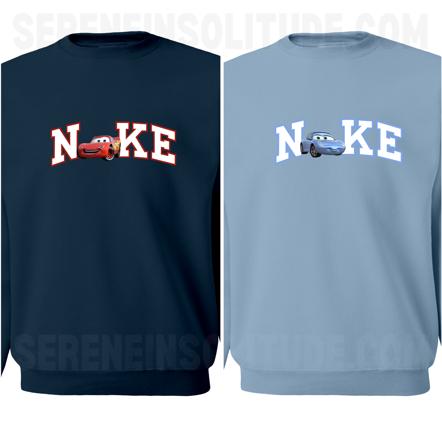Cars lightning & Sally Matching Sweatshirts