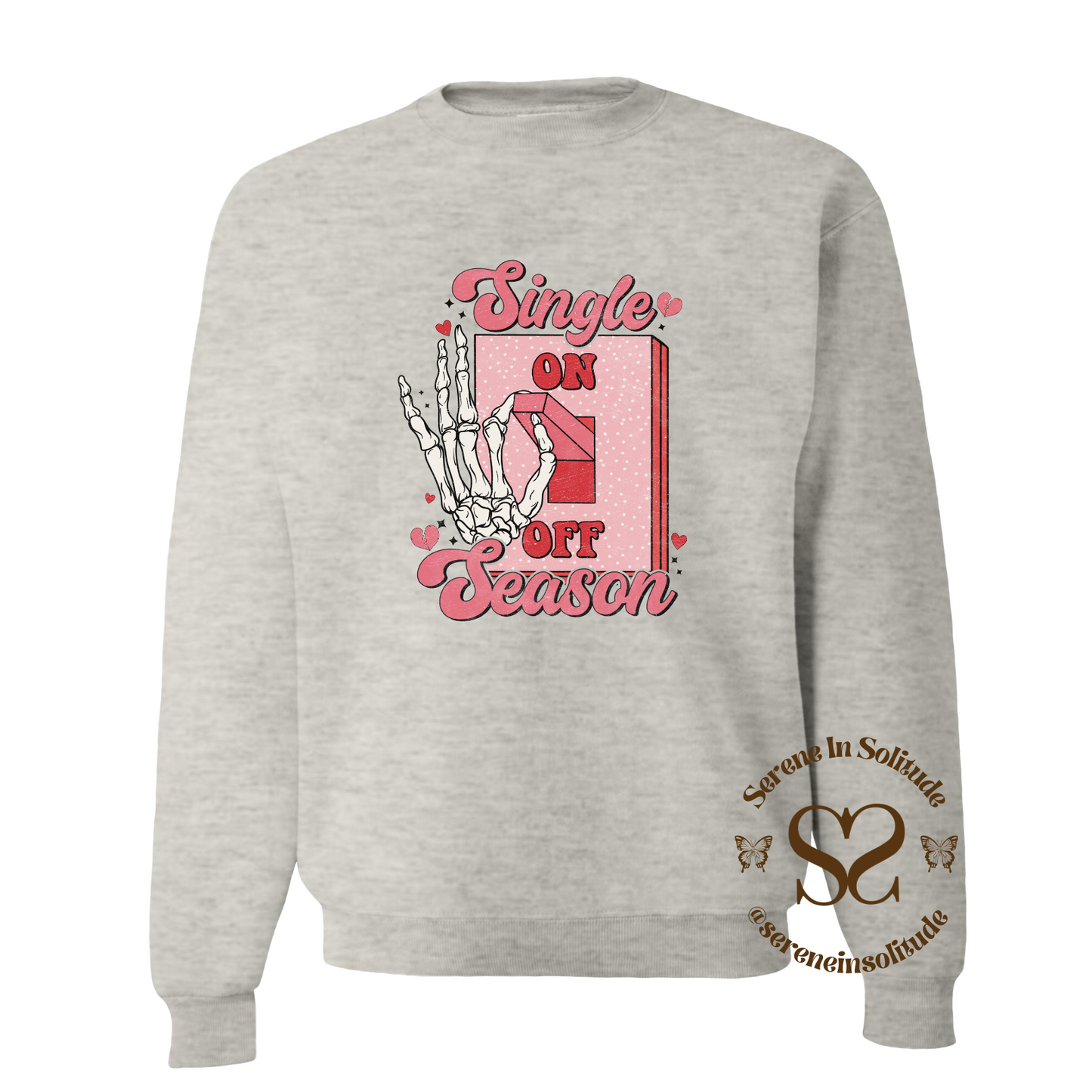 Retro Single Season On Sweatshirt