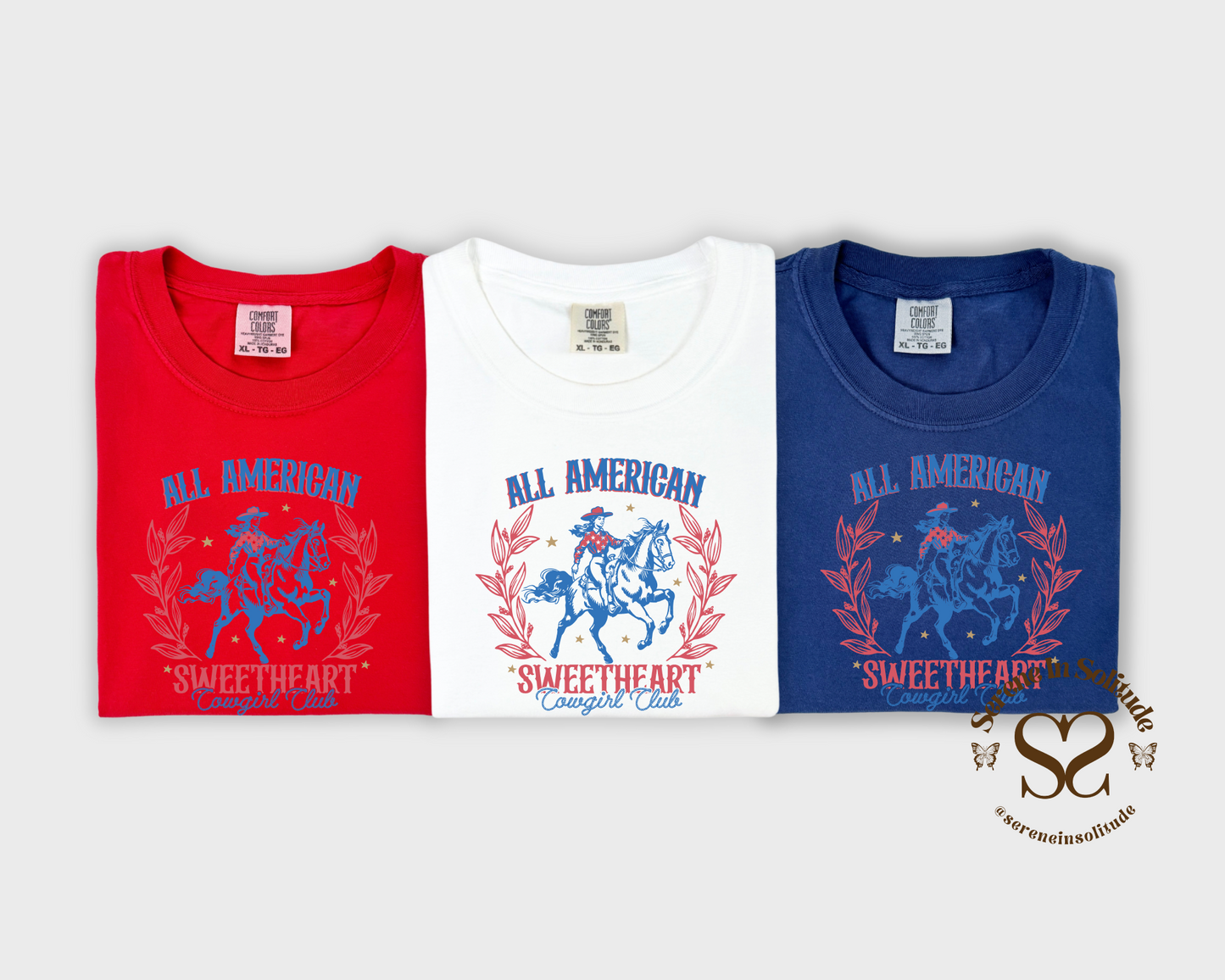 All American Sweetheart Cowgirl Club T-Shirt