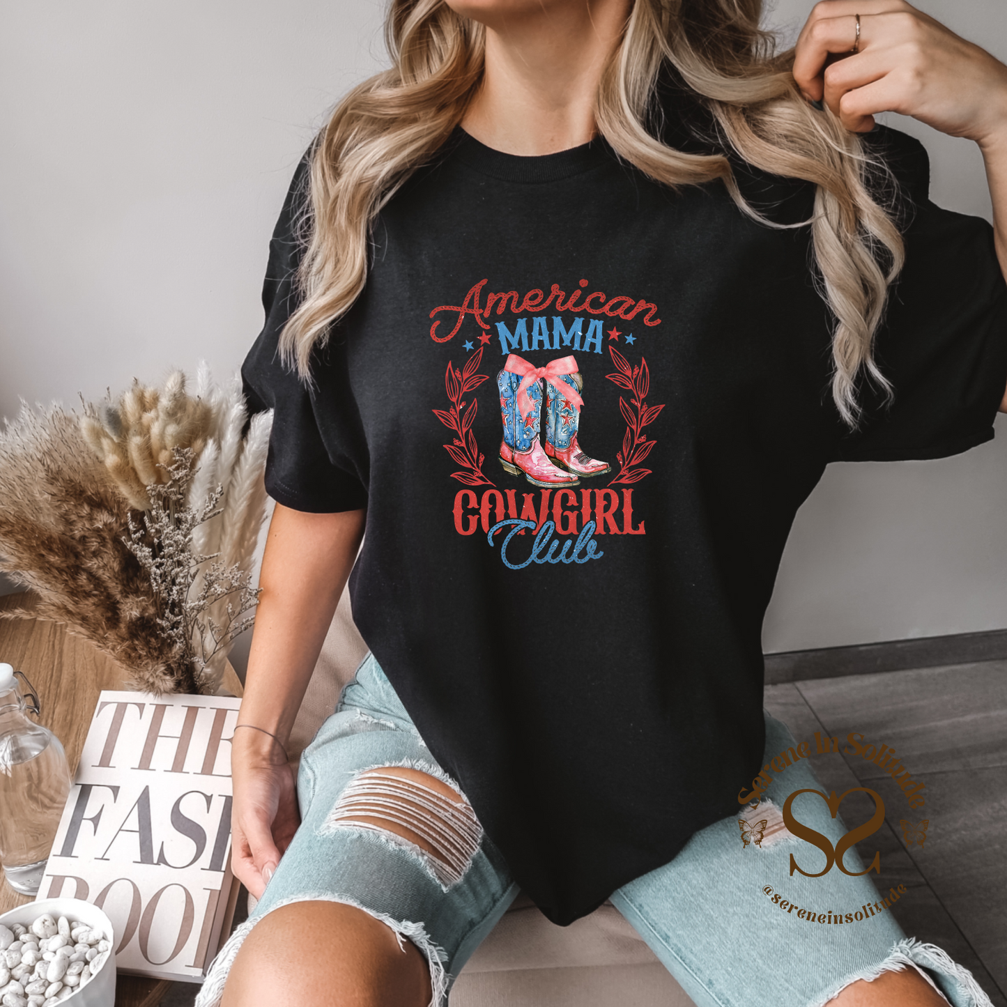 American Mama Cowgirl Club T-Shirt