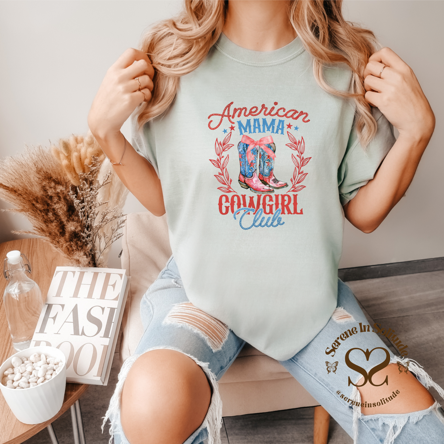 American Mama Cowgirl Club T-Shirt