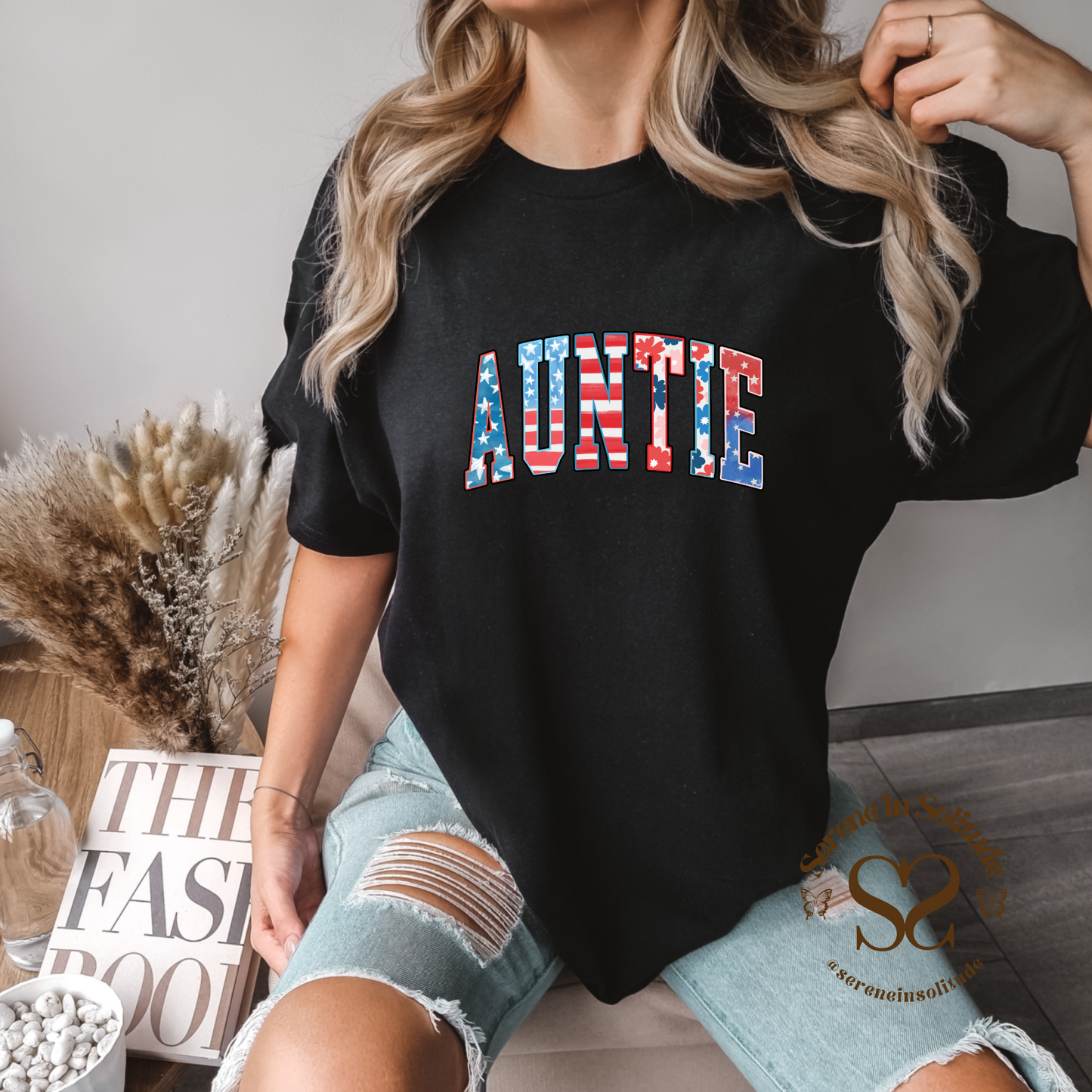 Patriotic Auntie T-shirt