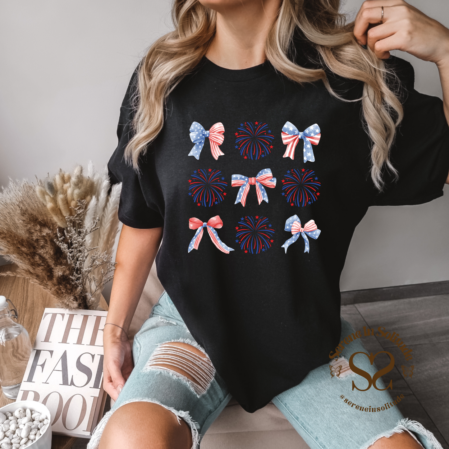 Firework Bow T-shirt
