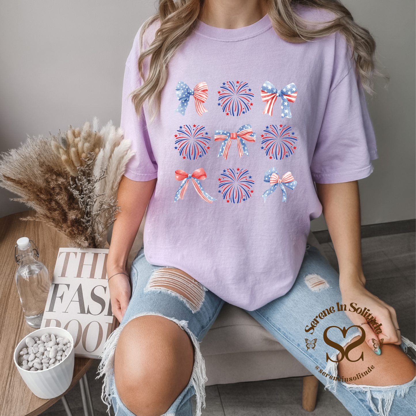 Firework Bow T-shirt