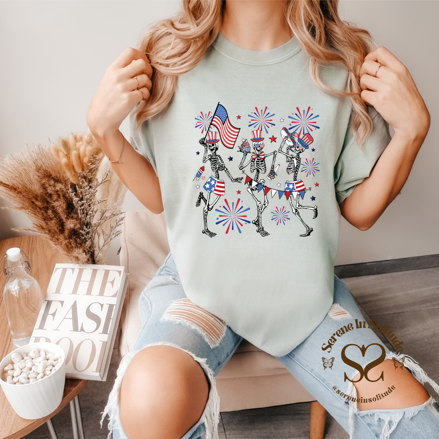 Patriotic Skeley T-Shirt